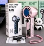 Cooling Fan X05 Handheld Fan 100 Speed Levels - Cold Compress Ice - Digital Display Portable Rechargeable Mini Fan - Long Battery Life - Image 7
